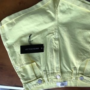 ZGY denim 28 yellow denim jeans shorts Dolls Kill